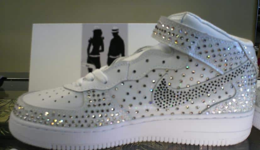 rhinestone nike air force